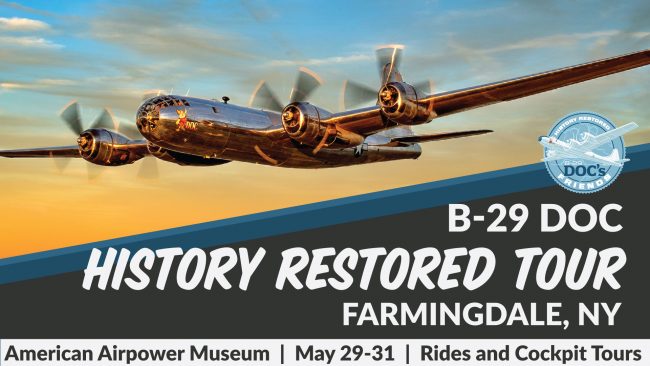 B-29 Doc History Restored Tour To Land At American Airpower Museum In ...