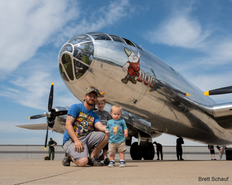 B-29 Doc History Restored Tour Rumbles Into Terre Haute - B-29 Doc