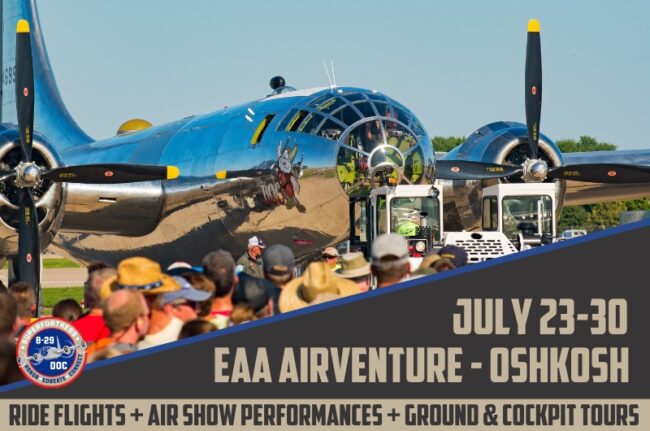 B-29 Doc Returns to Oshkosh & EAA AirVenture 2023